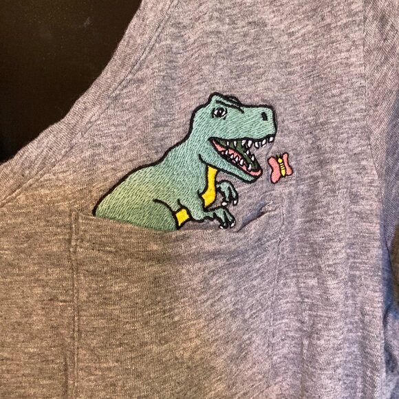 Torrid Classic Fit Dino Pocket T-shirt - Picture 3 of 3